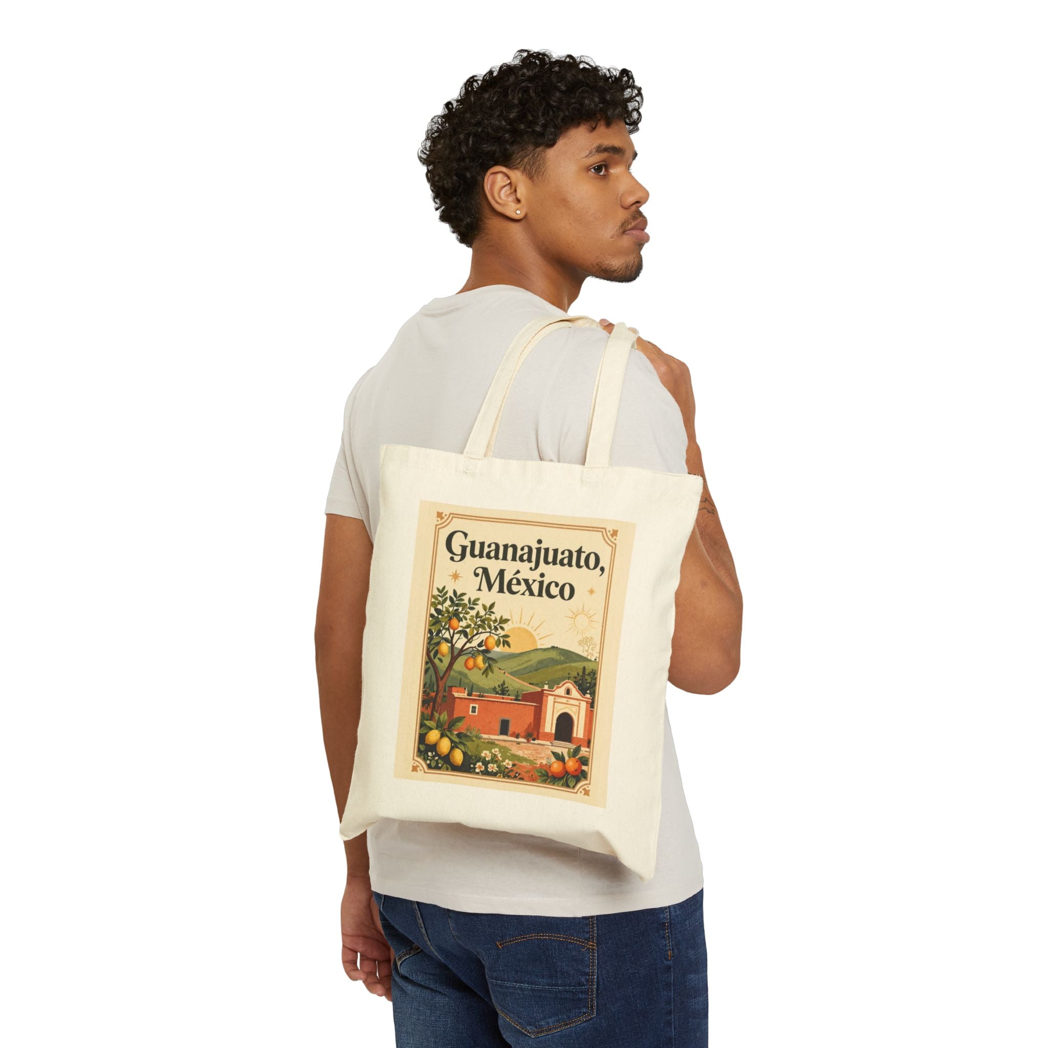 Vintage Guanajuato, México Canvas Tote Bag