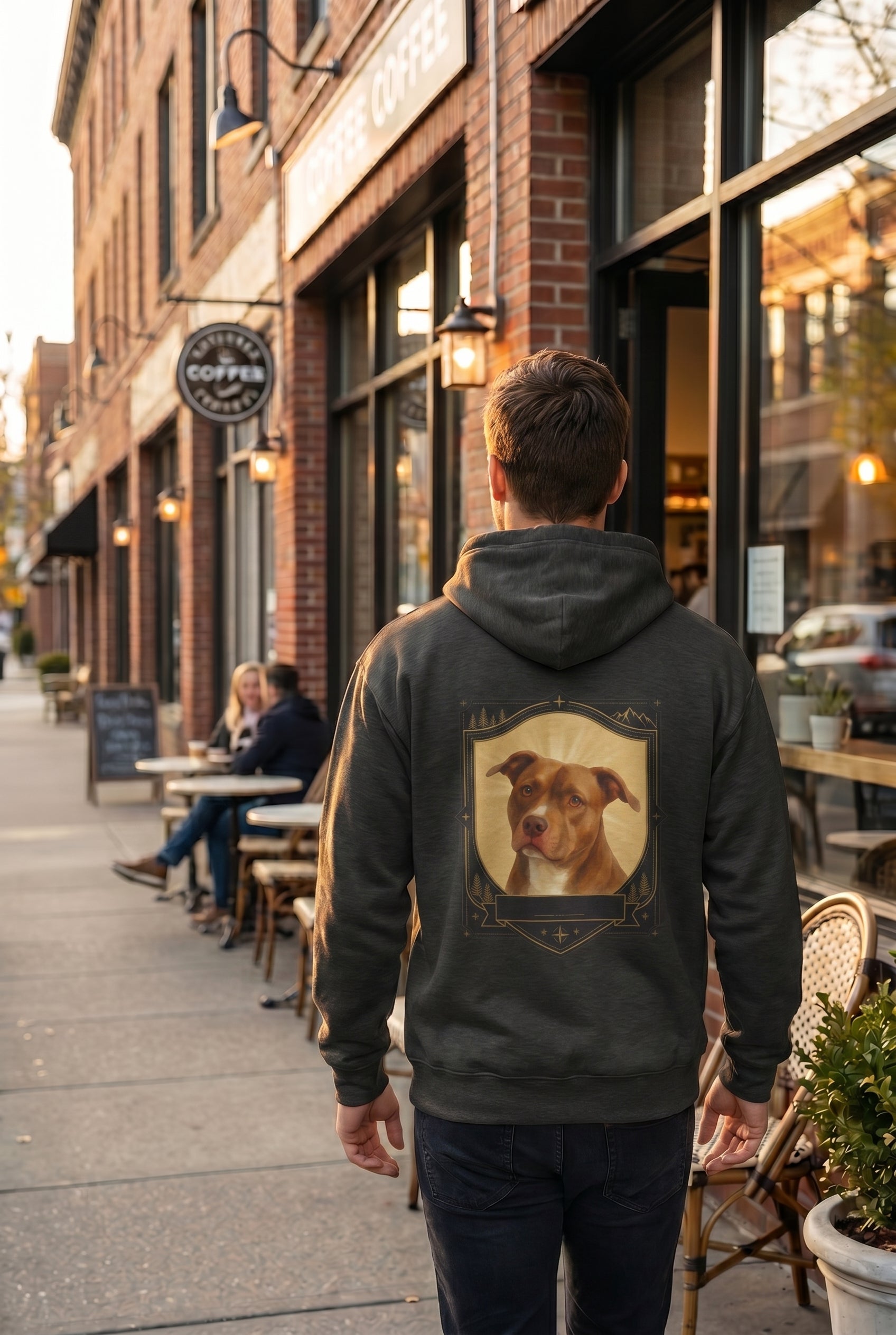 Pet Portrait Hoodie — Personalized Pet Face Hoodie