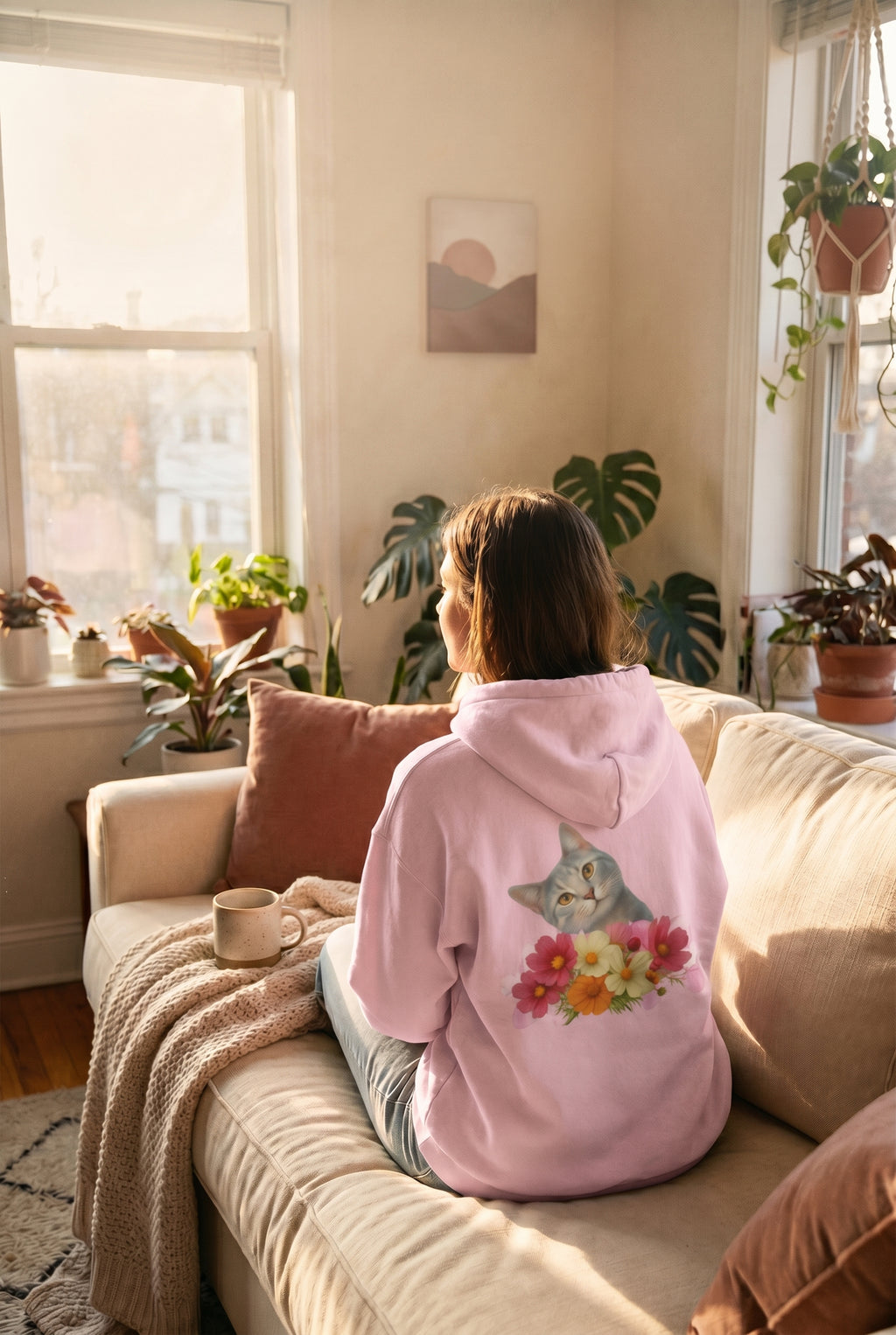 Pet Portrait Hoodie — Personalized Pet Face Hoodie