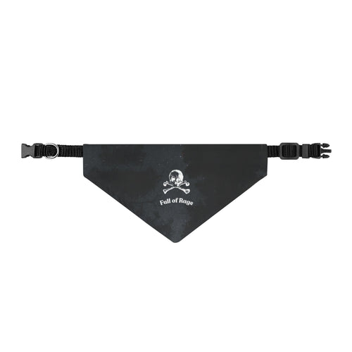 "Full of Rage" Skull Clip-on Pet Bandana