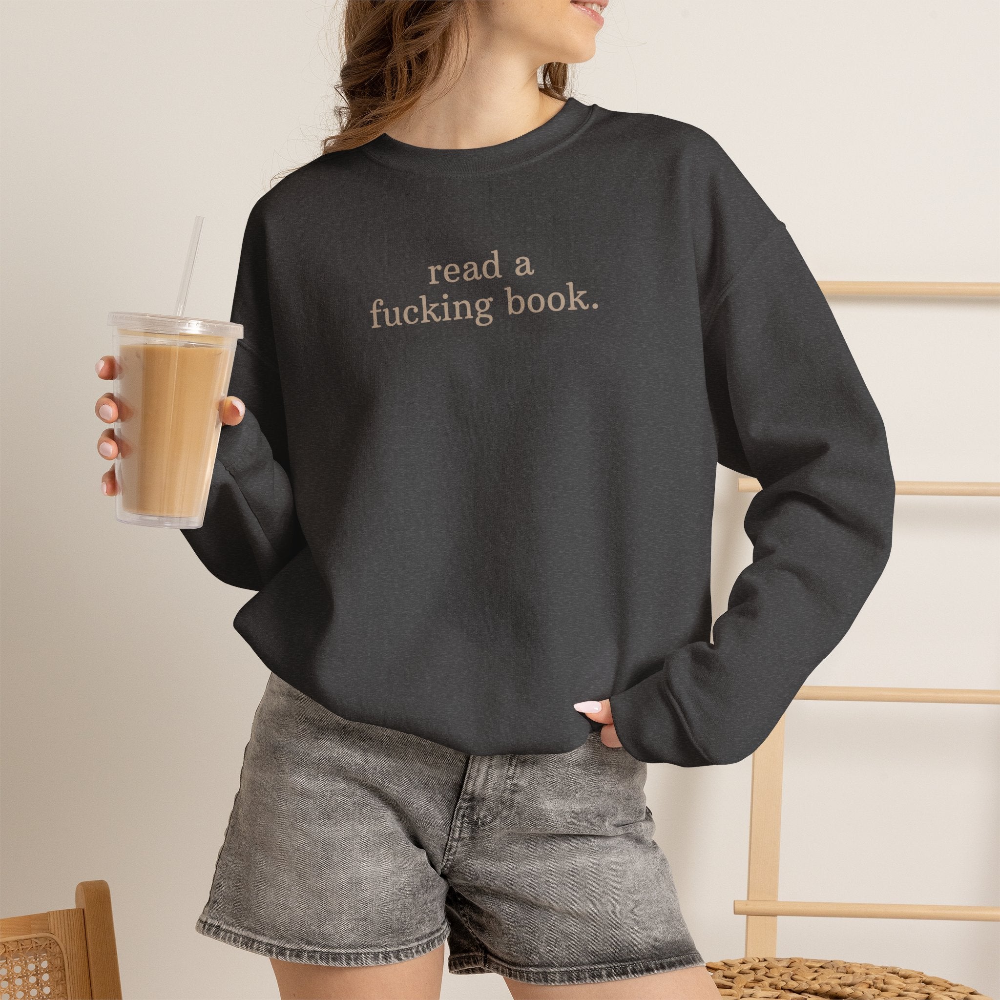 Read a F***ing Book Crewneck Sweatshirt