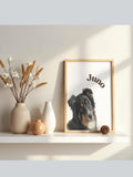Custom Pet Sketch From Photo | Pencil Portrait | Personalized Drawing | Digital Download | Memorial Pet Gift