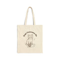 Canvas Tote Bag — "Rage Consumes Me" Cute Cat Illustration | Eco Grocery & Everyday Shopper