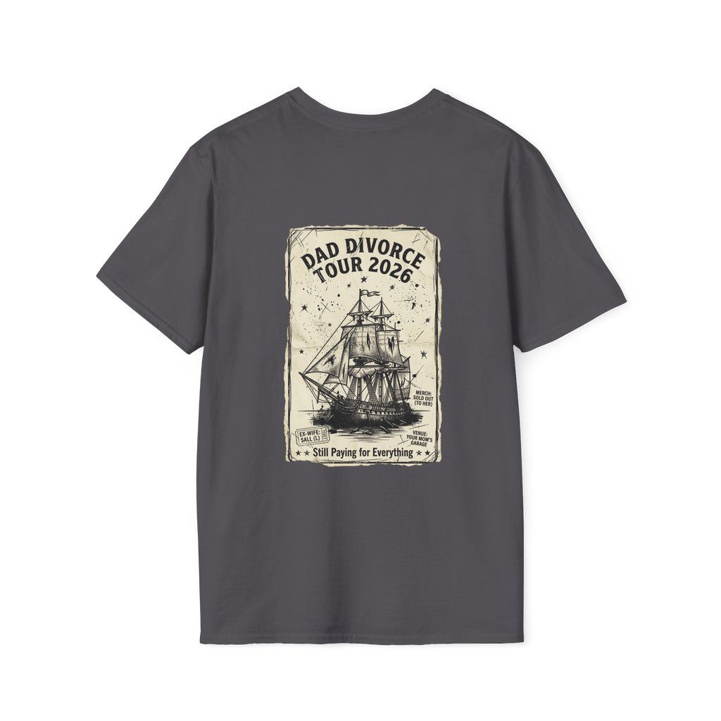Funny Divorced Dad T-Shirt – Humorous Fathers' Day Gift