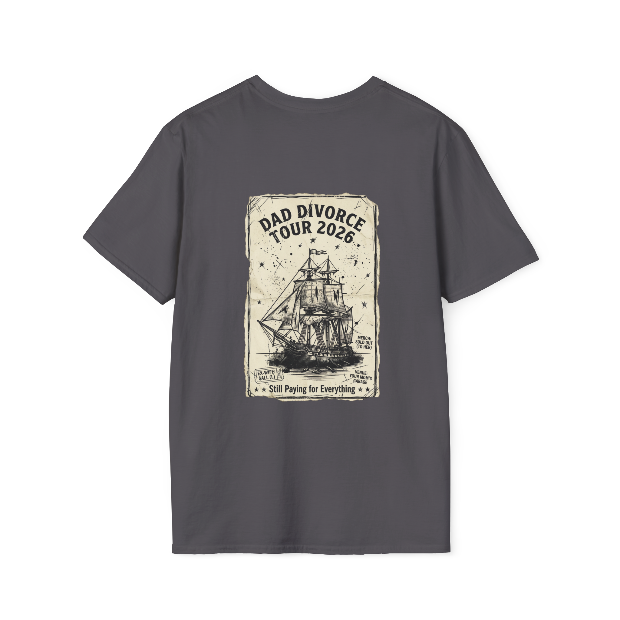 Funny Divorced Dad T-Shirt – Humorous Fathers' Day Gift