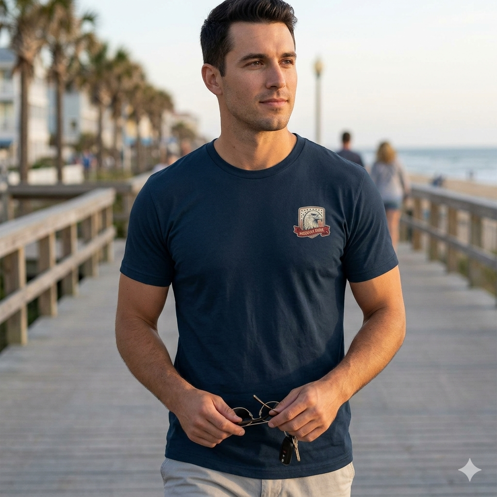 Vintage American Spirit Crest Tee