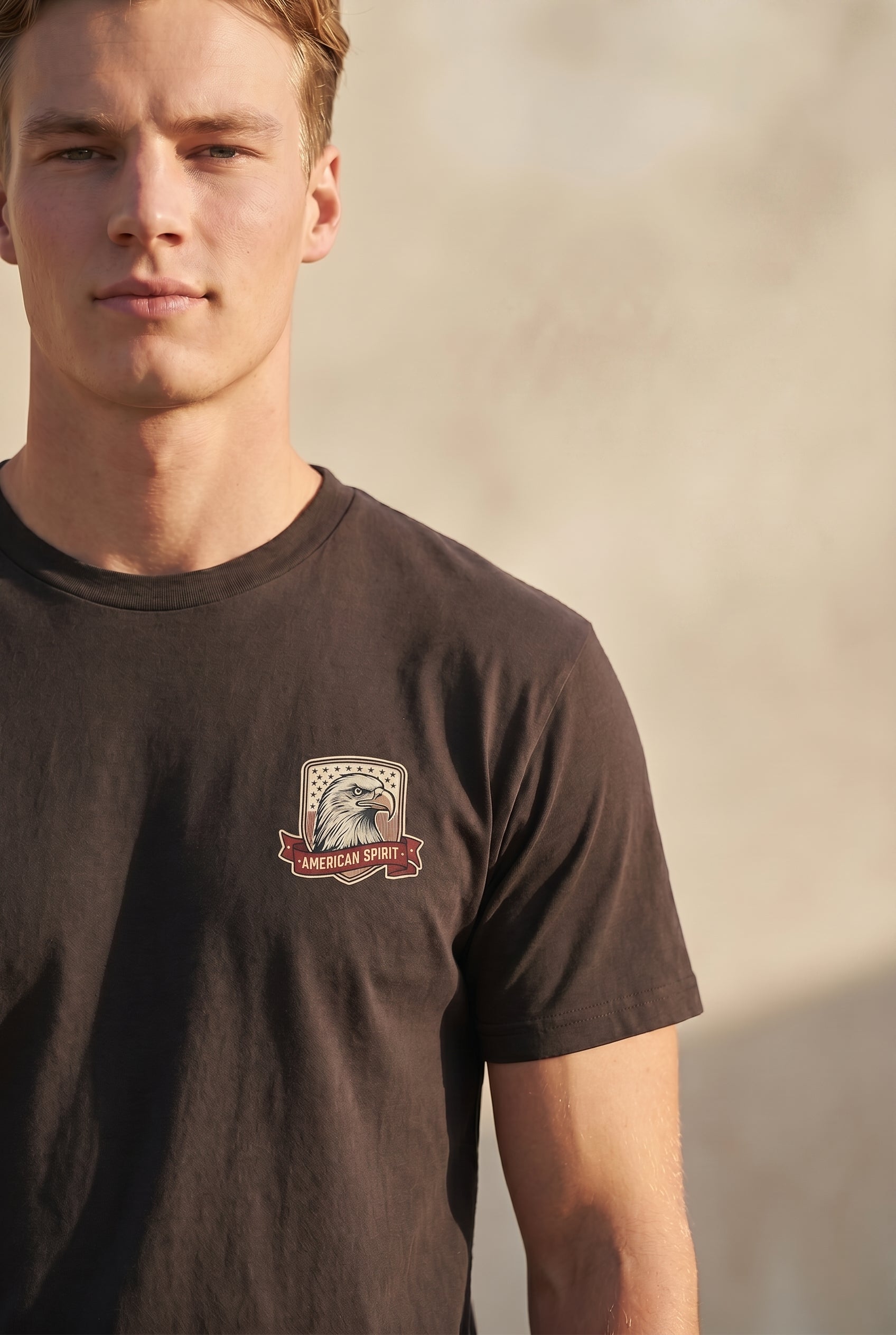 Vintage American Spirit Crest T-Shirt